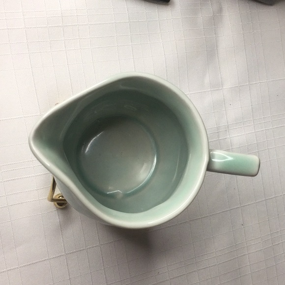 Celadon Koi fish print Imported fine porcelain Asian koi … - Picture 6 of 7